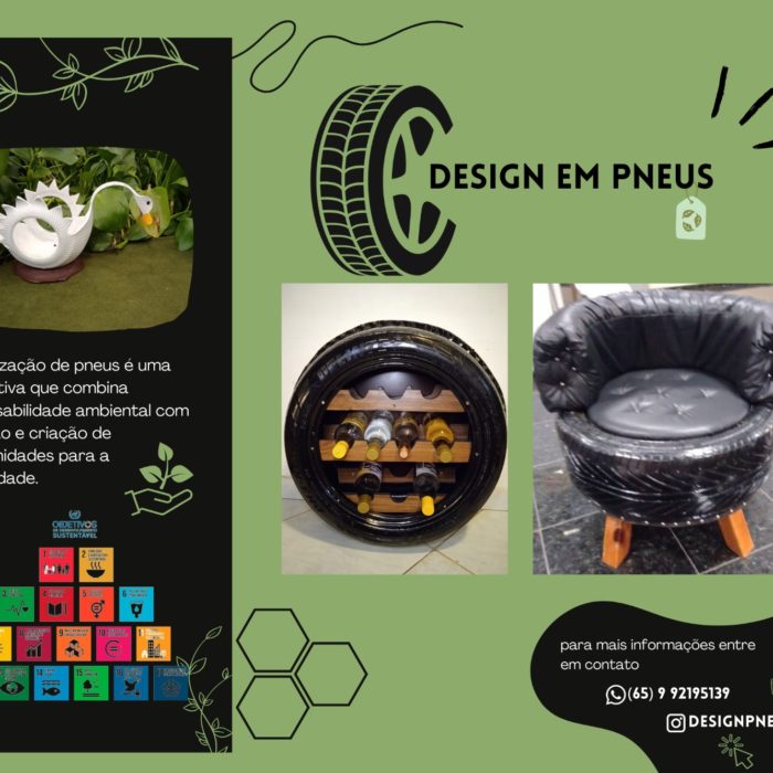 Designer em pneus